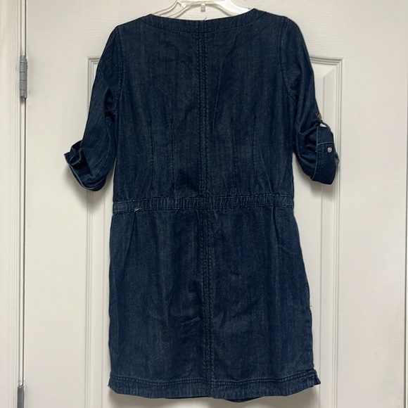 DKNY Denim Cinch Waist Denim Dress - Picture 6 of 13